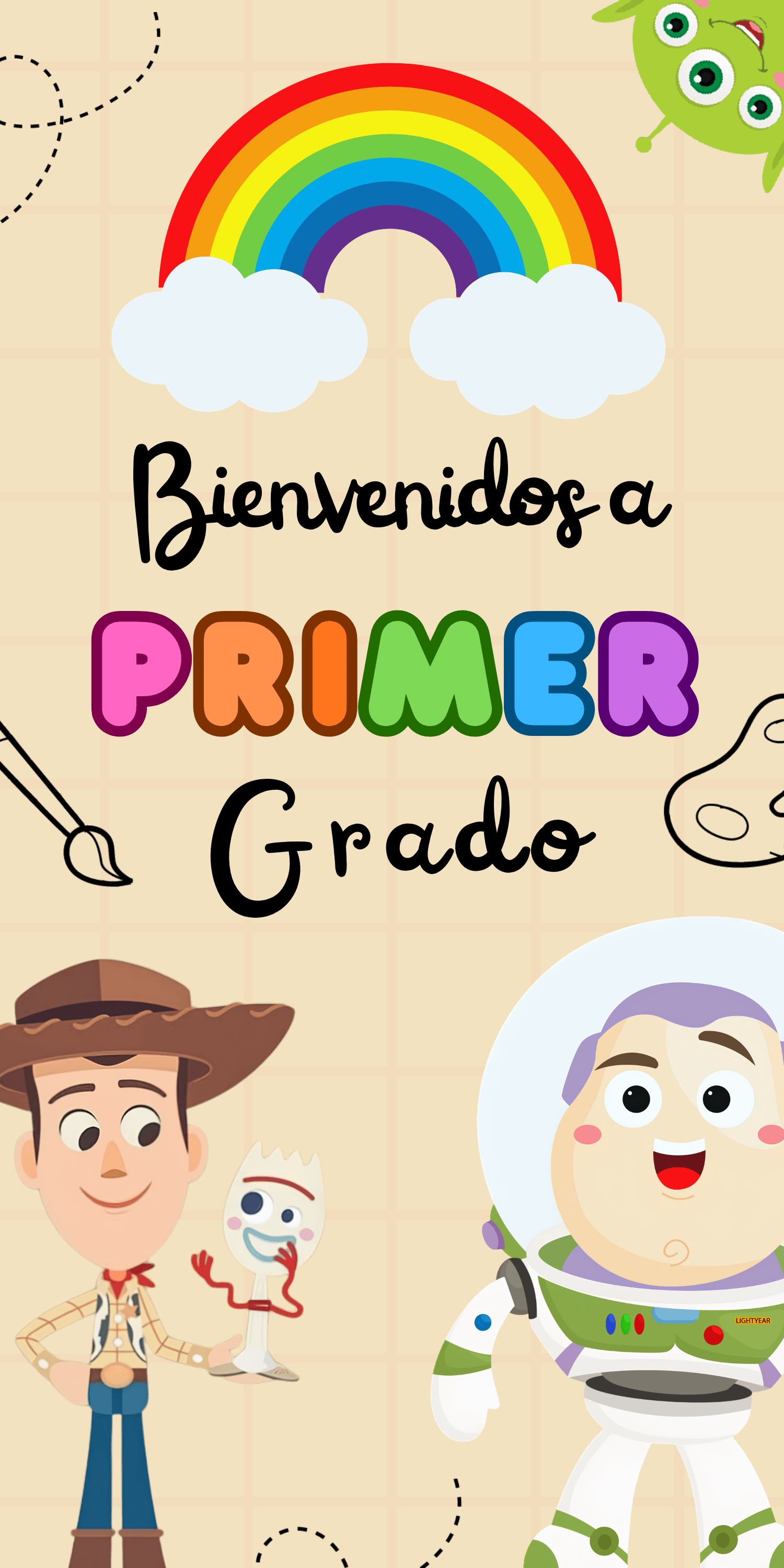 Cartel de bienvenida